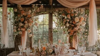 Modern and Traditional Wedding Décor Mix