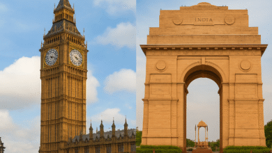 london to delhi