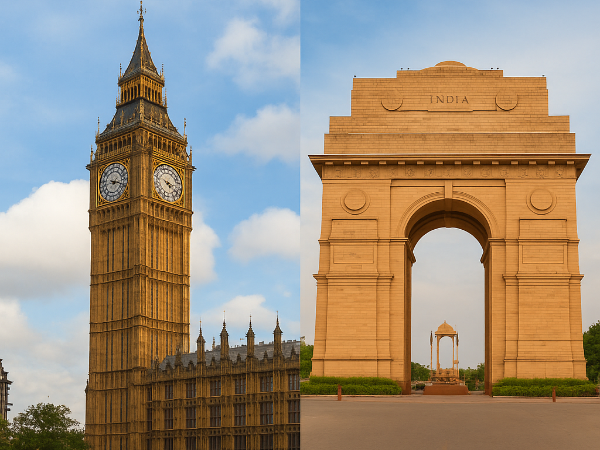 london to delhi