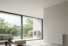 home with low-temperature radiators